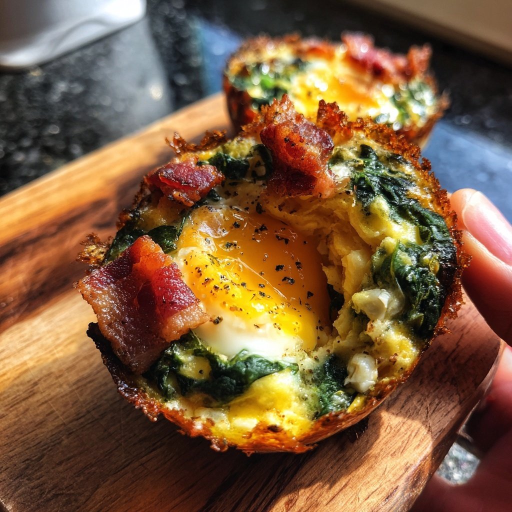 Keto Bacon And Egg Breakfast Cups