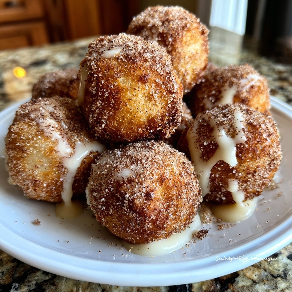 Fluffy Air Fryer Churro Bites