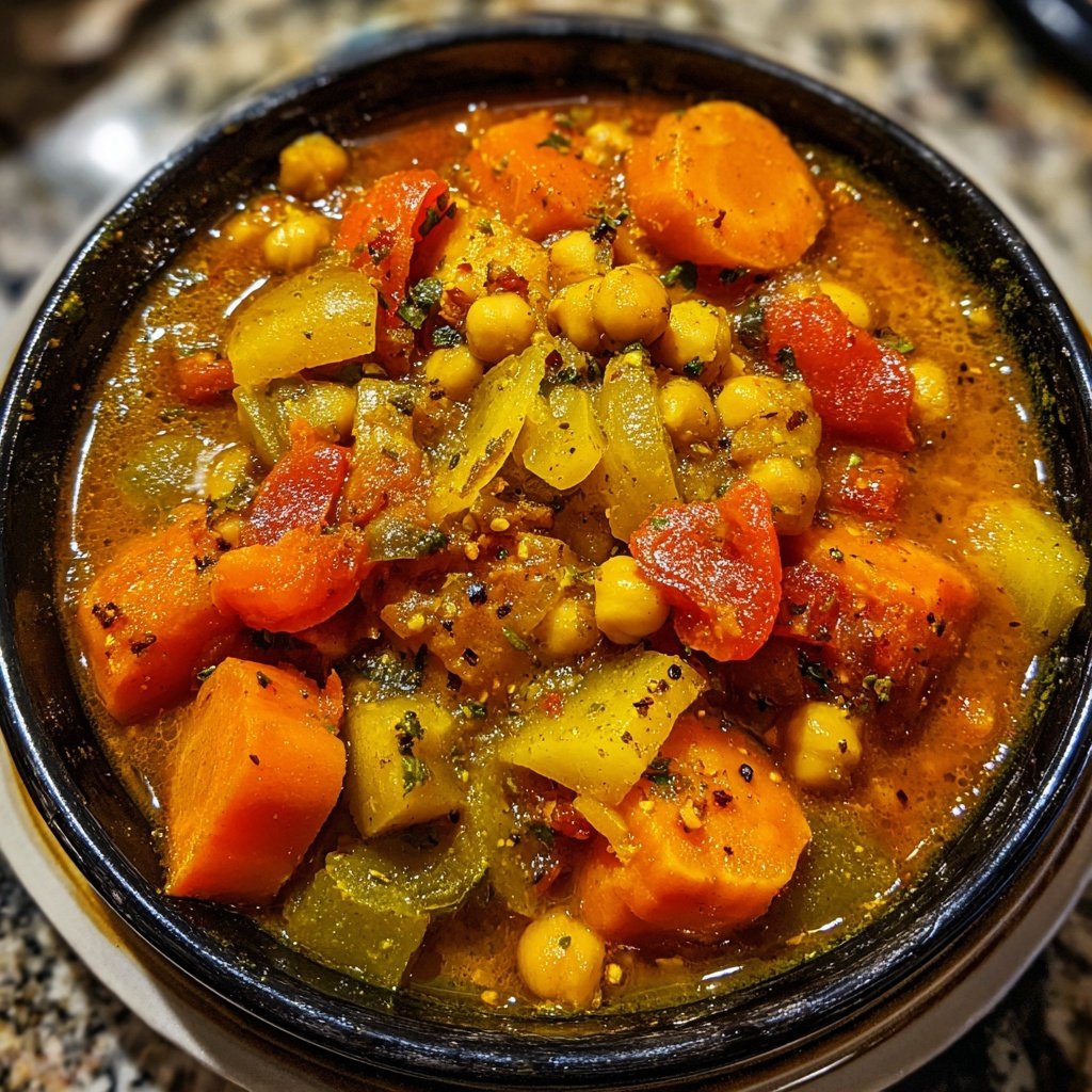 Healthy Crockpot Vegetable Curry