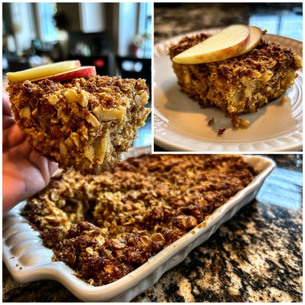 Baked Oatmeal With Apples And Cinnamon