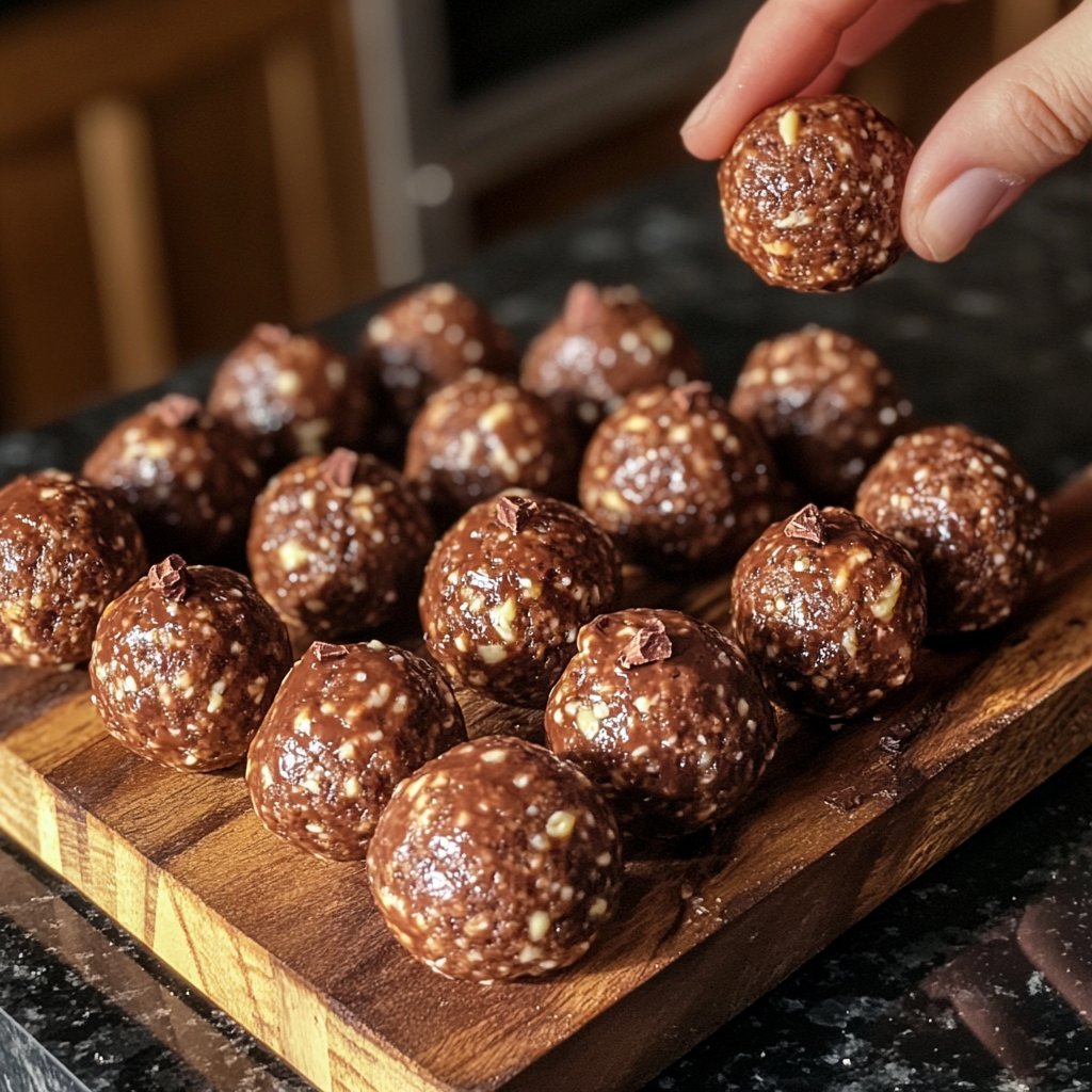 Protein Balls with Cocoa Nibs