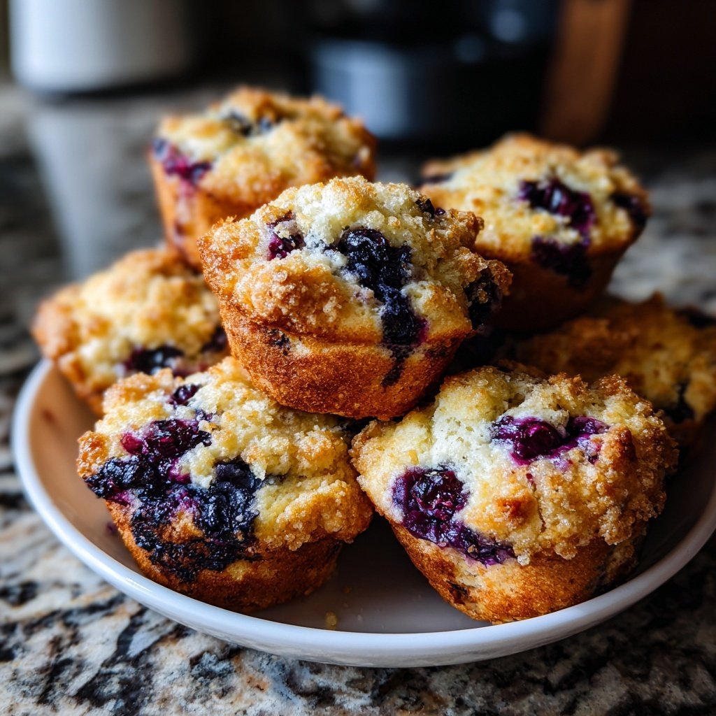 Healthy Blueberry Muffins