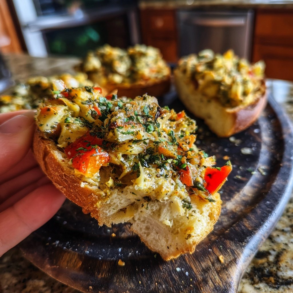 Easy Slider Garlic Herb Veggie Smash