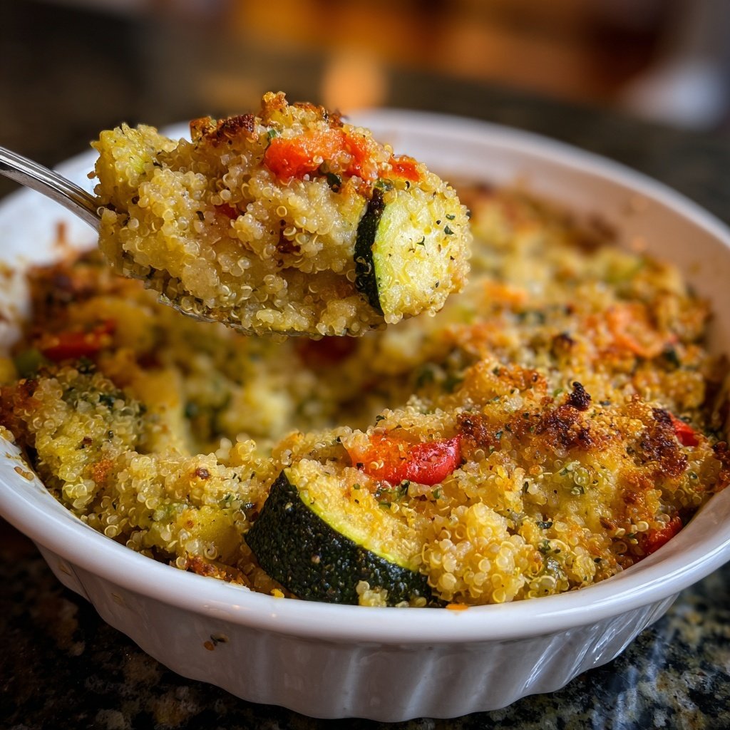 Roasted Vegetable Quinoa Casserole