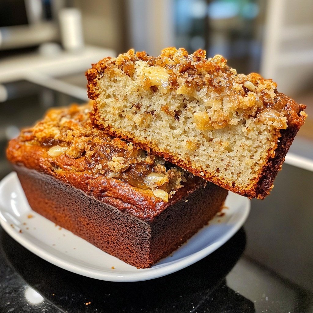 Banana Bread with Brown Sugar Streusel Recipe